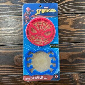 5/$20 NEW 2Pk Spider-Man Silicone Breakfast Molds
